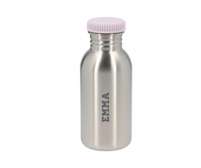 Gourde en Acier Basique Mauve Personnalisable 500 ml