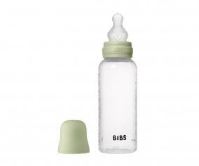 Biberon en Plastique BIBS Silicone Sage 270 ml