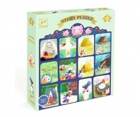 Puzzle Cuento Los 3 Cerditos