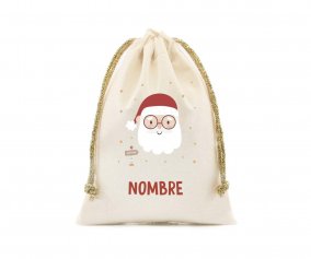 Bolsa Pequena NOME Personalizada Pai Natal