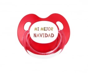 Chupete Retro Rojo Mi mejor Navidad