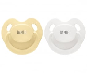 Succhietti Personalizzati RETRO NORDIC Pastel Yellow