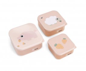 3 Cajitas Almuerzo Tiny Farm Powder