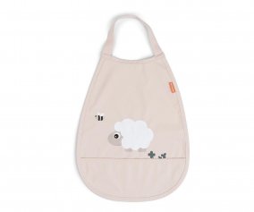 Babero Pull-Over Tiny Farm Powder
