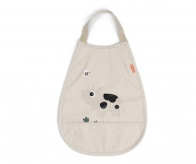 Babero Pull-Over Tiny Farm Sand