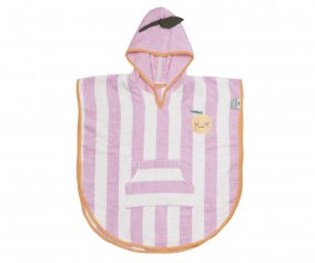 Poncho con Capucha Mandy Mandarina Personalizable