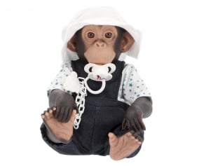 Lola the Chimpanzee with Pichi, Blouse, and Fisherman's Hat