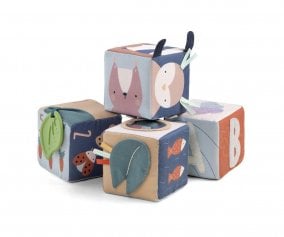 4 Bloques Sensoriales Blanditos Woodland