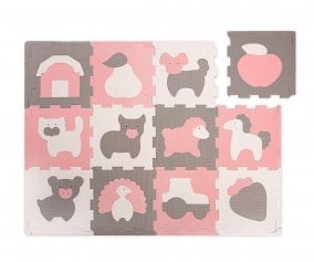 Tappeto da Gioco Puzzle Fattoria 120 x 90 cm