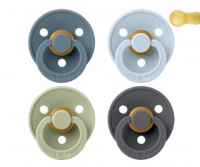 4 Sucettes BIBS Colour Petrol/Sage/Baby Blue/Iron