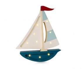 Lmpara Mini Sailboat Teal