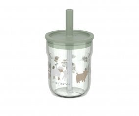 Vaso con Pajita Mio Little Farm 250 ml