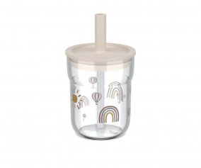 Vaso con Pajita Mio Sunshine & Rainbow 250 ml