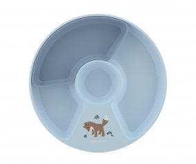 Plato Infantil Compartimentos Mio Forest Friends