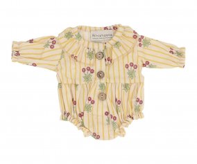 Pelele Leonore Daisy Flowers para Mueco Gordis