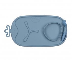 Bandeja Silicona Roll + Go con Cuchara Ocean