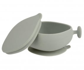 Cuenco de Silicona con Tapa Sage