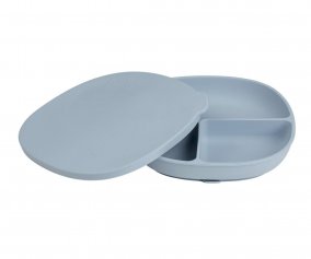 Plato de Silicona con Tapa Ocean