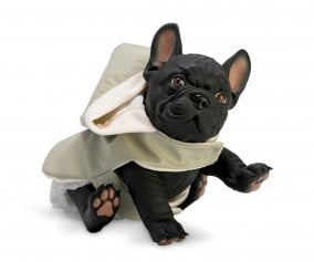 NONO El Bull Dog Reborn con Chubasquero Verde