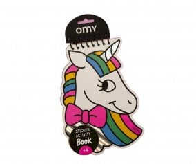 Libro de Actividades con Pegatinas Unicornio
