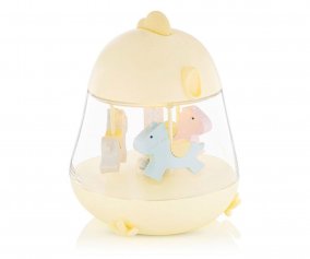 Carillon Carosello con Luce Chicklet Giallo