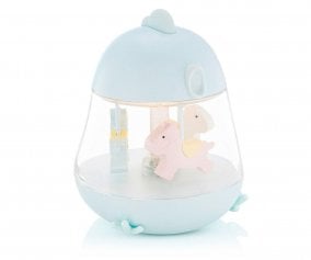 Carillon Carosello con Luce Chicklet Azzurro