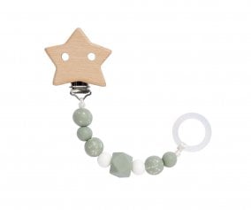 Sujetachupetes Estrella Little Universe Olive