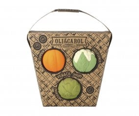 Set 3 Pelotas Sensoriales, Mordedor y Juguete de Bao Veggie Soup