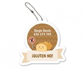 Chaveiro Personalizado Gluten No