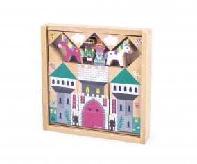 37 Cubes en Bois Cross Roads Royaume Enchant