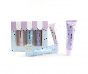 Conjunto de 3 brilhos labiais naturais 