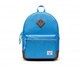 Mochila personalizvel Herschel Heritage Kids Azure Blue/Saddle Brown
