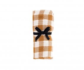 Mussola L Bianca Vichy Caramel
