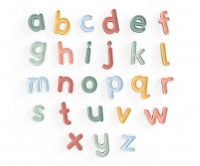 26 Lettere Minuscole in Silicone Pastello