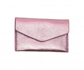 Monedero Metalizado Smile Rosa