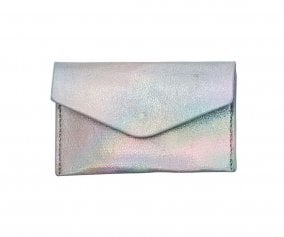 Monedero Metalizad Smile Plata