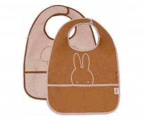 2 Baberos Impermeables Miffy Peekaboo
