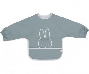 Babero Impermeable con Mangas Miffy Peekaboo Sea Green