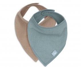Set 2 Bandanas Sea Green/Biscuit
