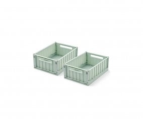 2 Cajas Almacenamiento Pequeas Weston Light Peppermint