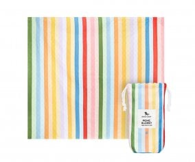 Manta de praia e picnic Candy Stripes
