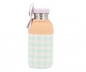 Botella Acero con Funda Stripes Apricot Personalizable 500ml