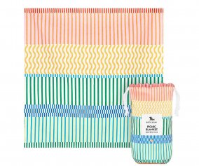 Manta de praia e picnic Stripe 