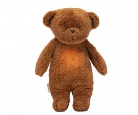 Peluche Luz-Sonido Oso Orgnico Moonie 2.0 Caramel