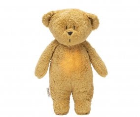 Peluche Luz-Sonido Oso Orgnico Moonie 2.0 Honey