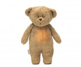 Peluche Luz-Sonido Oso Orgnico Moonie 2.0 Capuccino