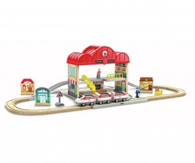 Set de Estacin de Tren Porttil 40 Piezas