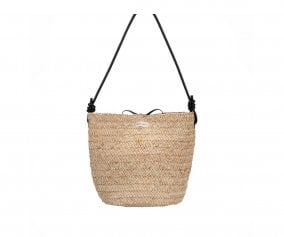 Bolso Raffia Sama Black