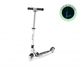 Patinete Micro Sprite Glow LED White