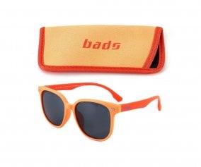 Gafas de Sol Infantil Flexibles Naranja-Rojo (6-12aos)